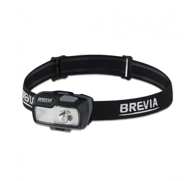Фонарь налобный Brevia 470Lm, 4 режимы, 2xAA, IP64, цена: 1 089 грн.