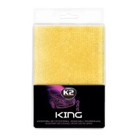 Рушник вологовбиральний K2 PRO KING для видалення залишків поліролю та воску 40x60см трикотажний