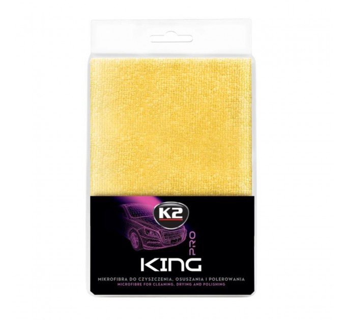 Полотенце влагоуборочное K2 PRO KING для удаления остатков полироля и воска 40x60см трикотажное, цена: 191 грн.