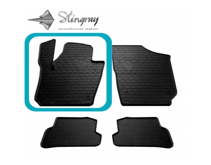 Volkswagen Polo V (2009-2017) коврик передний левый (Stingray), цена: 1 001 грн.