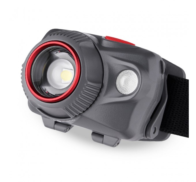 Фонарь налобный Brevia 580Lm, Focus Control, 3xAAA, IP64 белый/красный, цена: 1 499 грн.