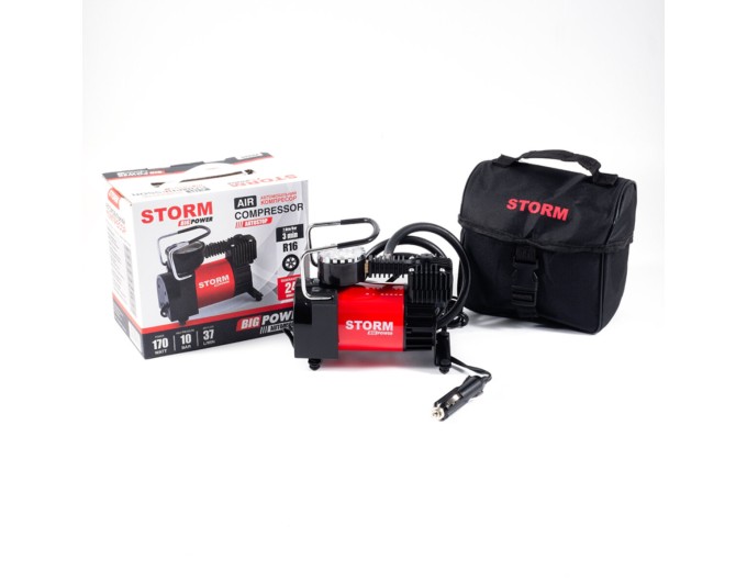Компресор автомобільний Storm Big Power Autostop 10Атм 37л/хв 170Вт, ціна: 1 232 грн.