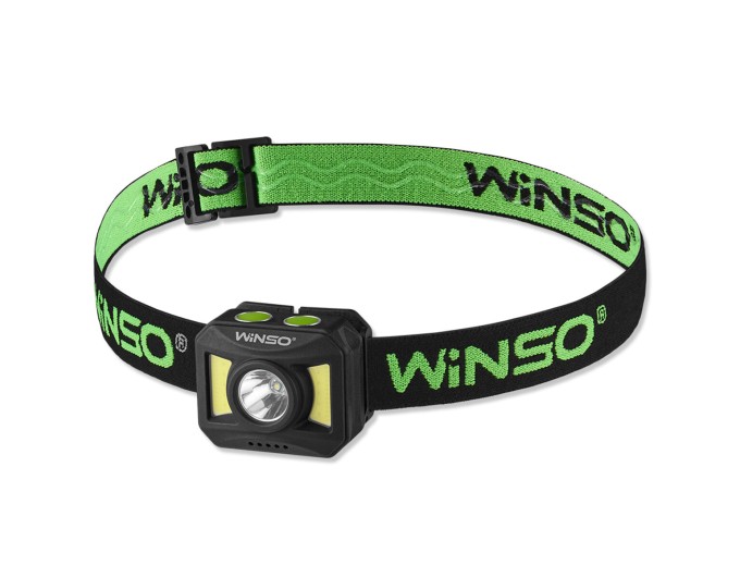 Фонарь налобный Winso 300Lm, 3W+COB, 850mAh, белый/красный, цена: 503 грн.