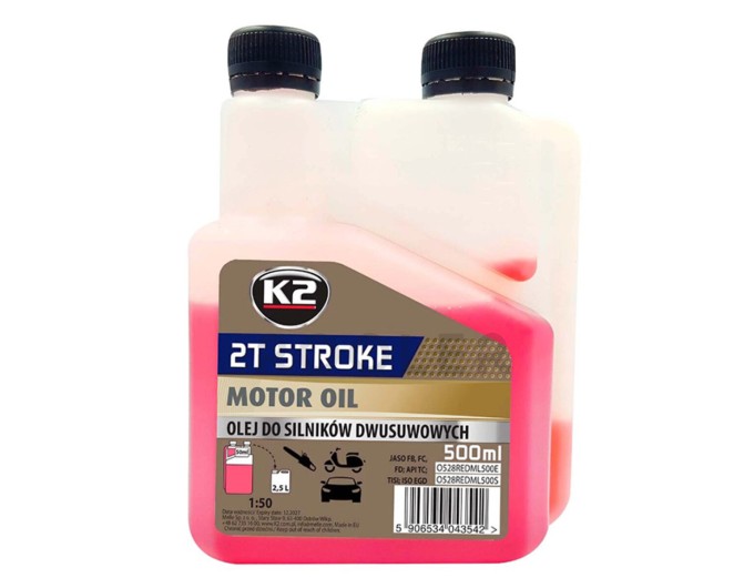 Моторное масло K2 2T Stroke Motor Oil Red 500мл, цена: 176 грн.