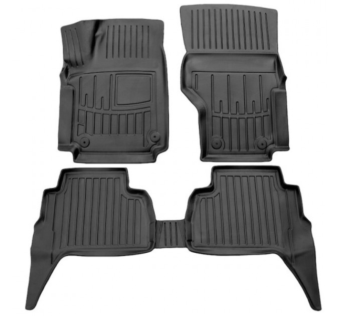 Volkswagen Amarok (2010-2022) комплект 3D килимків з 5 штук (Stingray), ціна: 1 870 грн.