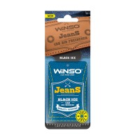 Освіжувач повітря Winso Jeans, целюлозний ароматизатор, Black Ice