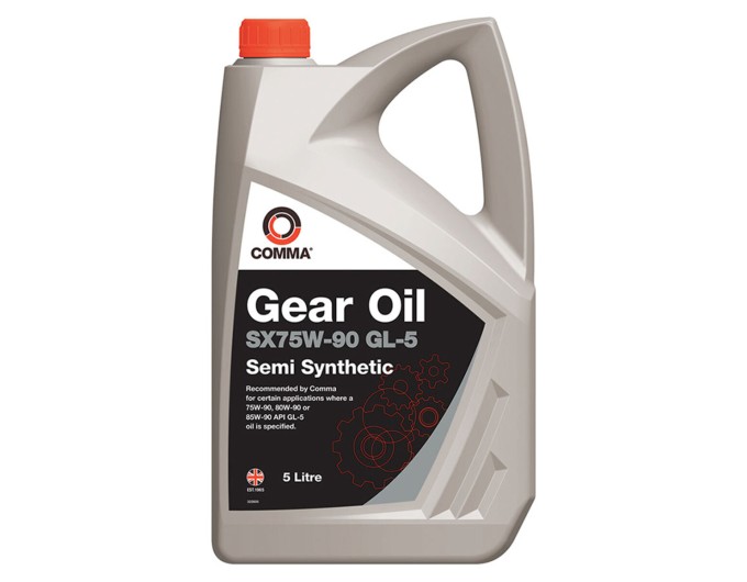 Трансмиссионное масло Comma Gear Oil SX 75W-90 GL5 5л, цена: 2 765 грн.