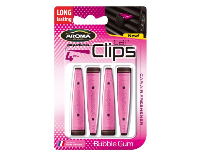 Ароматизатор Aroma Car Clips Bubble Gum, 4x5g жидкий, цена: 117 грн.