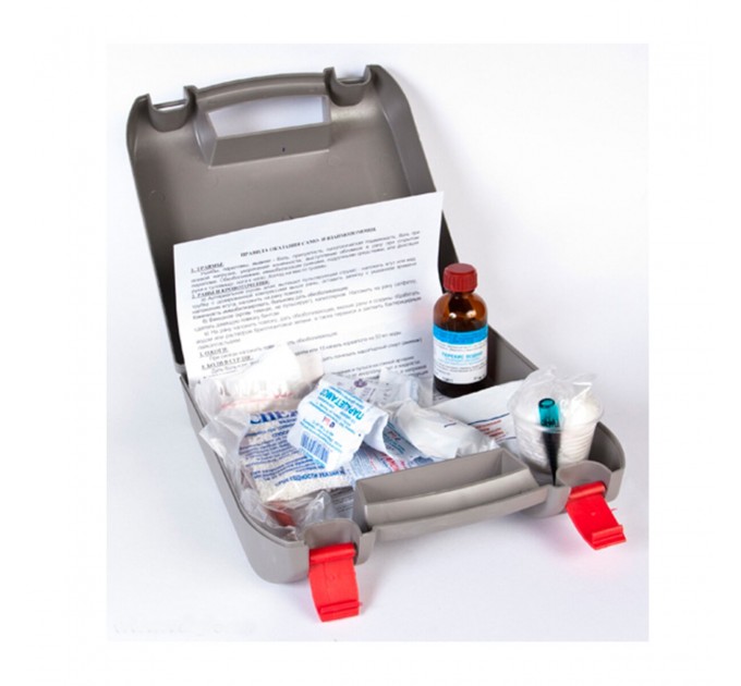 Аптечка типу АМА1, сірий кейс, ціна: 194 грн.