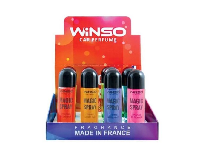 Набор ароматизаторов Winso Magic Spray MIX №2, 30мл, 12шт, цена: 1 536 грн.