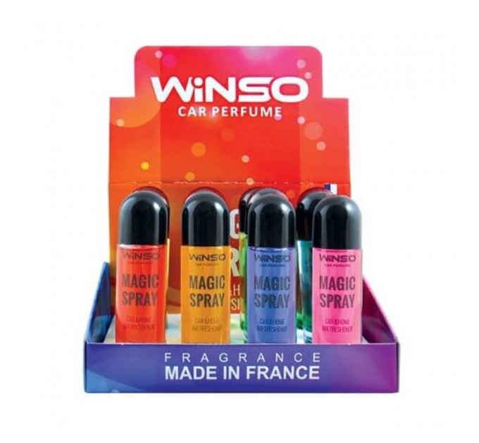 Набор ароматизаторов Winso Magic Spray MIX №2, 30мл, 12шт, цена: 1 536 грн.