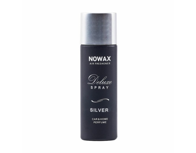 Ароматизатор повітря з розпилювачем ТМ Nowax серія Deluxe Spray - Silver, 50 ml, ціна: 185 грн.