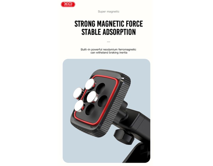 Тримач телефону автомобільний XO C83 Magnetic Car holder чорний, ціна: 239 грн.