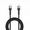 Кабель Winso Pro Type-C to Lightning 30W TPE+плетение 2м черный, цена: 214 грн.