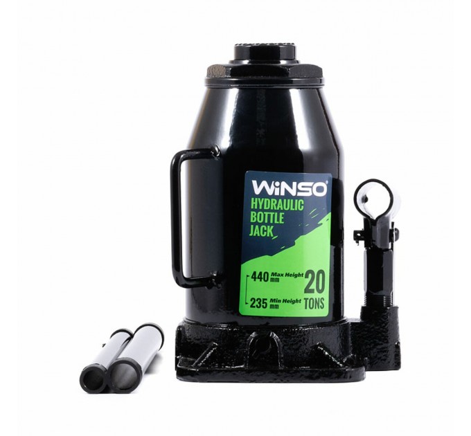 Домкрат гидравлический бутылочный Winso 20т 235-440мм, цена: 2 020 грн.
