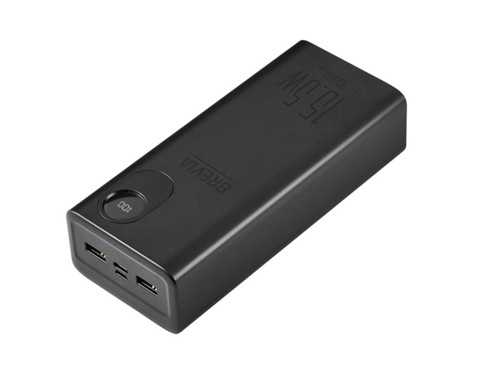 Повербанк (Power Bank) Brevia 30000mAh 15.5W Li-Pol, LCD черный, цена: 1 159 грн.