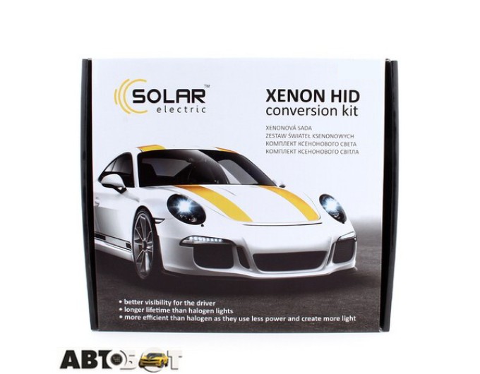 Комплект ксенону SOLAR HB3 6000K 35W Ballast 4560, ціна: 1 476 грн.
