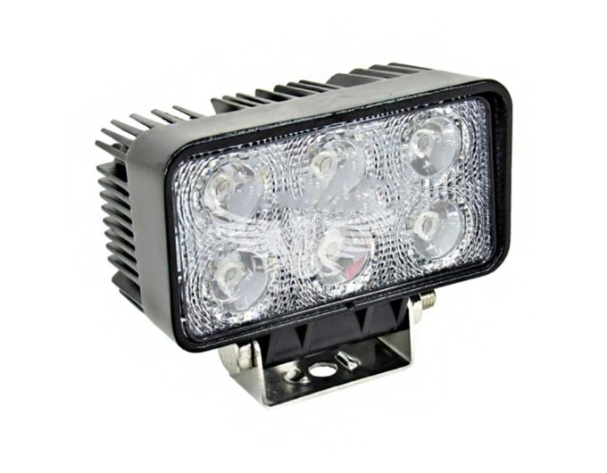 Фара светодиодная Brevia Epistar white Flood 10-30V, 18W (6x3W), 1320Lm, 1шт, цена: 408 грн.