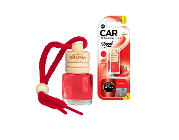 Ароматизатор Aroma Car Wood Strawberry, 6ml жидкий, цена: 109 грн.