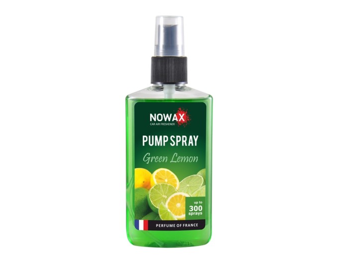 Ароматизатор Nowax Pump Spray Green Lemon, 75ml с распылителем, цена: 103 грн.
