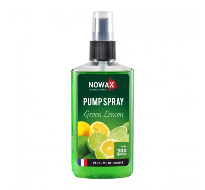 Ароматизатор Nowax Pump Spray Green Lemon, 75ml з розпилювачем, ціна: 103 грн.