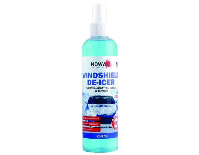 Розморожувач скла і замків Nowax Windshield De-Icer 250мл, ціна: 85 грн.
