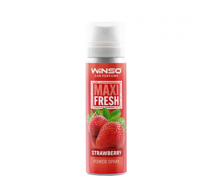 Ароматизатор повітря Winso Maxi Fresh 75мл Strawberry, ціна: 159 грн.