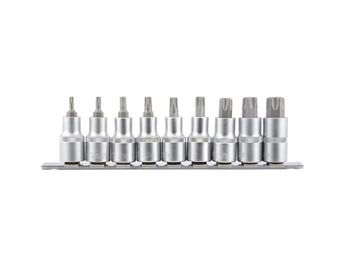 Набор головок торцевых TORX на планке Molder 1/2" CR-V 9шт, цена: 559 грн.