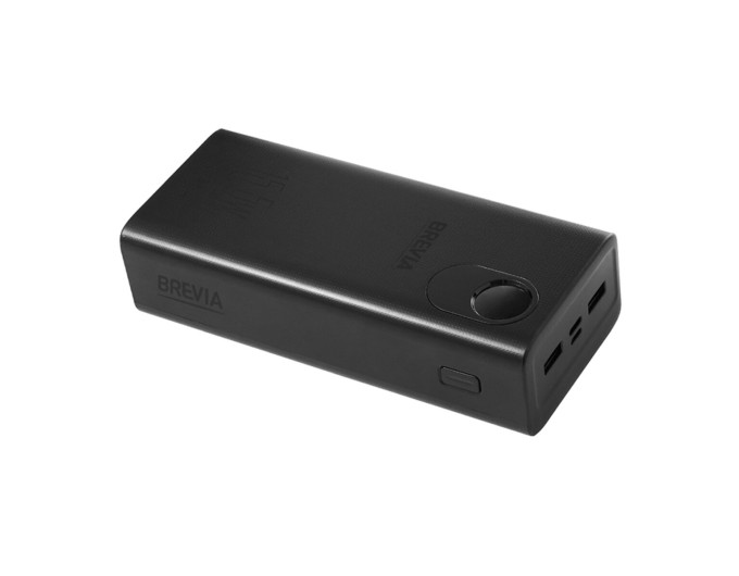 Повербанк (Power Bank) Brevia 30000mAh 15.5W Li-Pol, LCD черный, цена: 1 159 грн.