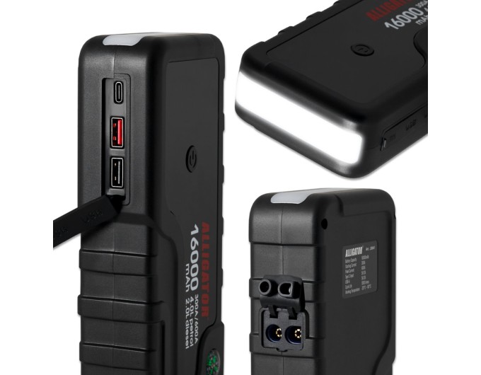 Пусковий пристрій Alligator Jump Starter 300A/600A 16000mAh, ціна: 2 700 грн.