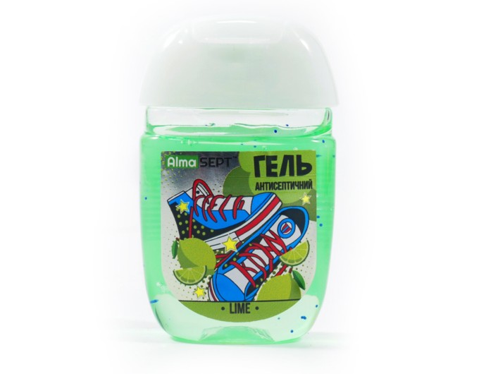 Антисептичний гель Alma Sept для рук PopArt Lime 40мл, ціна: 42 грн.