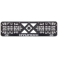 Рамка Bi-Plast под номер объемная HYUNDAI