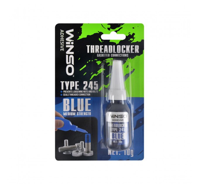 Фиксатор резьбы для разборных соединений Winso Threadlocker синий, 10г, цена: 51 грн.