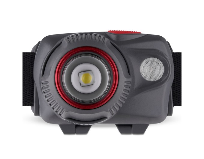 Фонарь налобный Brevia 580Lm, Focus Control, 3xAAA, IP64 белый/красный, цена: 1 499 грн.