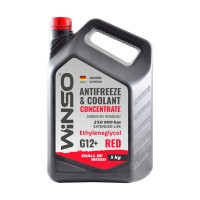 Антифриз Winso Antifreeze & Coolant Red G12+ червоний концентрат 5кг