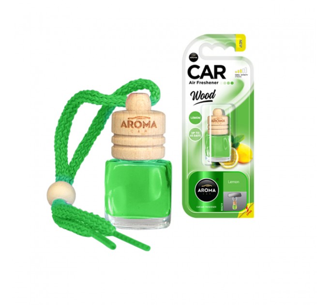 Ароматизатор Aroma Car Wood Lemon, 6ml жидкий, цена: 106 грн.