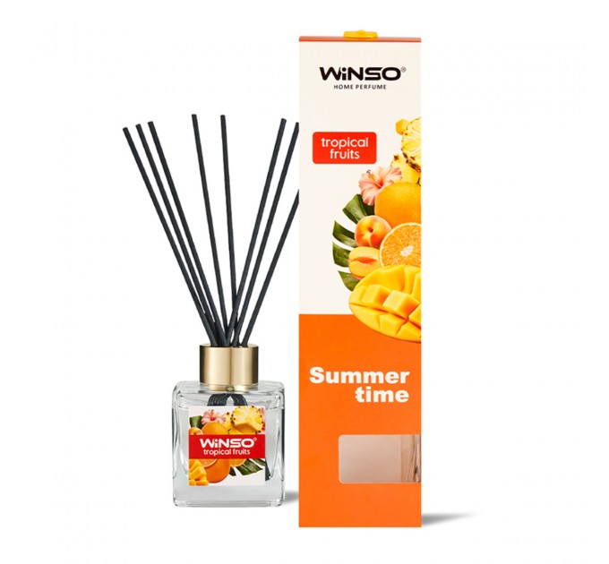 Аромадифузор із паличками Winso Summer Time - Tropical Fruits 100мл, ціна: 235 грн.
