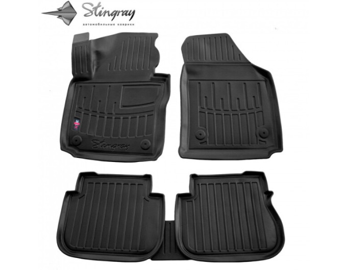 Volkswagen Caddy III (2K) (2003-2020) (3 doors) комплект 3D ковриков с 5 штук (Stingray), цена: 1 870 грн.
