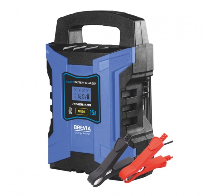 Зарядний пристрій АКБ Brevia Power 12/24В 300А·год 15А, ціна: 3 699 грн.