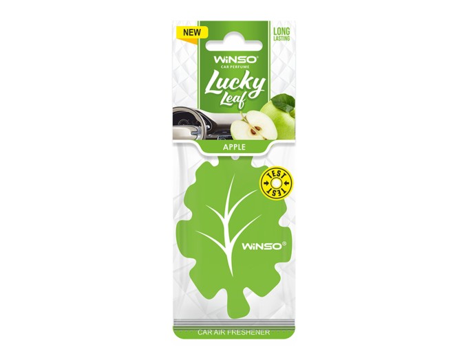 Освежитель воздуха Winso Lucky Leaf, целлюлозный ароматизатор, Apple, цена: 32 грн.