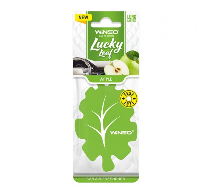 Освіжувач повітря Winso Lucky Leaf, целюлозний ароматизатор, Apple, ціна: 32 грн.
