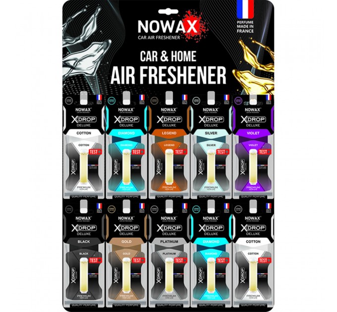 MIX №1 ароматизаторів повітря Nowax X Drop Deluxe, ціна: 2 134 грн.