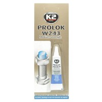 Клей фіксатор різьбових з'єднань K2 Bond Med синій 6мл