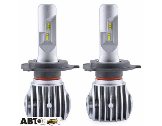 LED лампа SOLAR H4 12/24V 6500K 6000Lm 50W Cree Chip 1860 8604 (2 шт.), цена: 1 811 грн.
