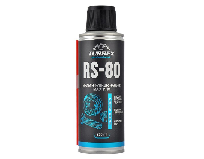 Змазка багатофункціональна Turbex RS-80 Multifunctional Lubricant 200мл, ціна: 132 грн.