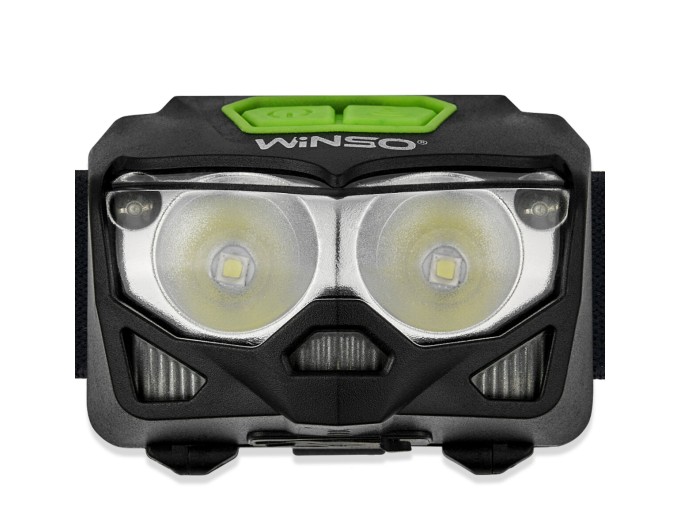 Фонарь налобный Winso Pro 500Lm, 2x5W CREE XTG, 1200mAh/3xAAA, с сенсором белый/красный, цена: 702 грн.