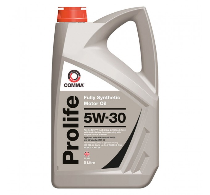 Моторное масло Comma Prolife 5W-30 5л, цена: 2 765 грн.