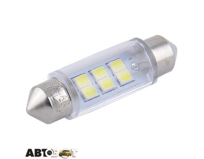 LED лампа SOLAR SV8.5 T11x39 24V 6SMD 2835 white SL2551 (2 шт.), ціна: 56 грн.