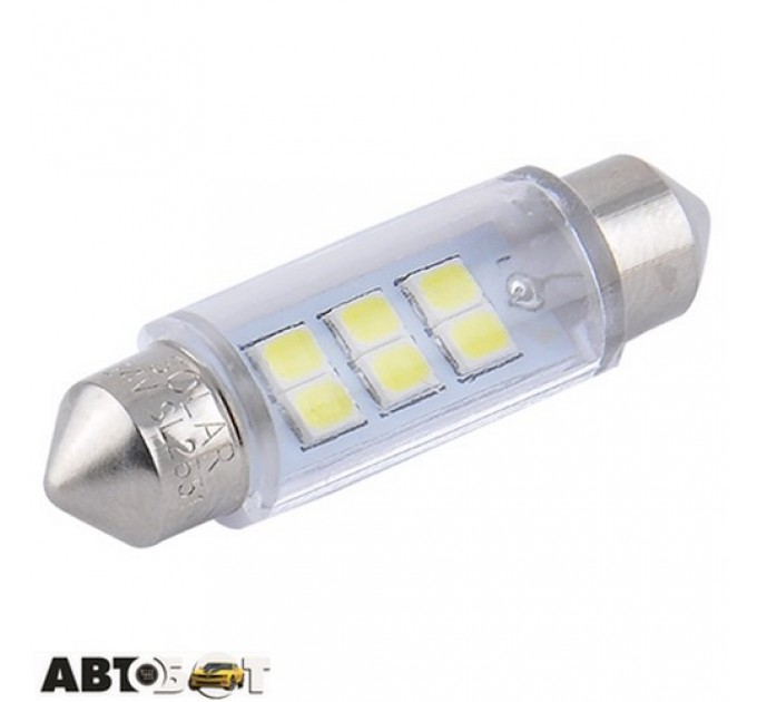 LED лампа SOLAR SV8.5 T11x39 24V 6SMD 2835 white SL2551 (2 шт.), ціна: 50 грн.