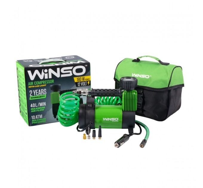 Компресор автомобільний Winso, LED-ліхтар, ціна: 1 302 грн.